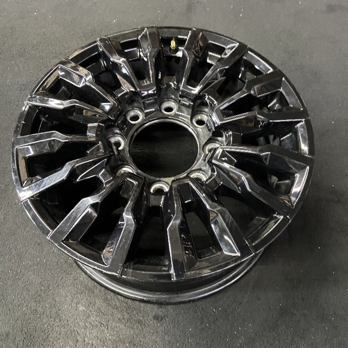 18" SILVERADO 2500 PICKUP 21-24 18x8 aluminum gloss black opt PTW Original OEM Wheel Rim