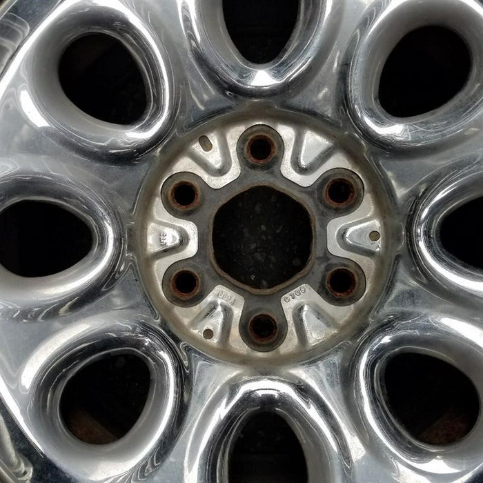 17" AVALANCHE 1500 07-10 17x7.5" steel 8 hole chrome opt PY9 Original OEM Wheel Rim