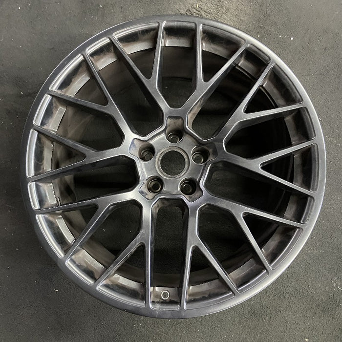 20" PORSCHE MACAN 15-16 20x10 20 spoke black Original OEM Wheel Rim