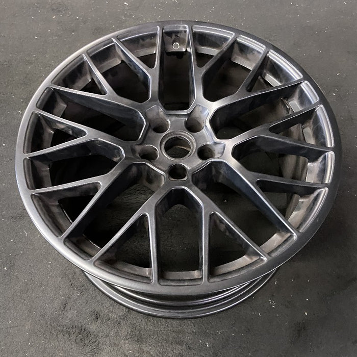 20" PORSCHE MACAN 15-16 20x10 20 spoke black Original OEM Wheel Rim