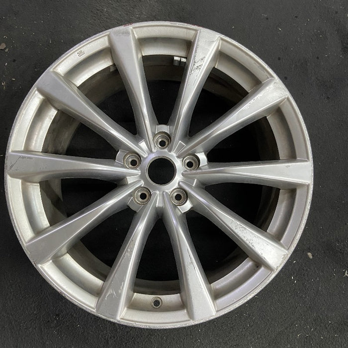 19" INFINITI G37 10 19x8.5 alloy frt 10 spoke Cv Original OEM Wheel Rim