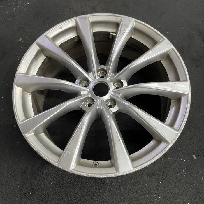 19" INFINITI G37 10 19x8.5 alloy frt 10 spoke Cv Original OEM Wheel Rim