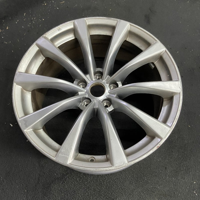 19" INFINITI G37 10 19x9 alloy rear 10 spoke Cpe Original OEM Wheel Rim