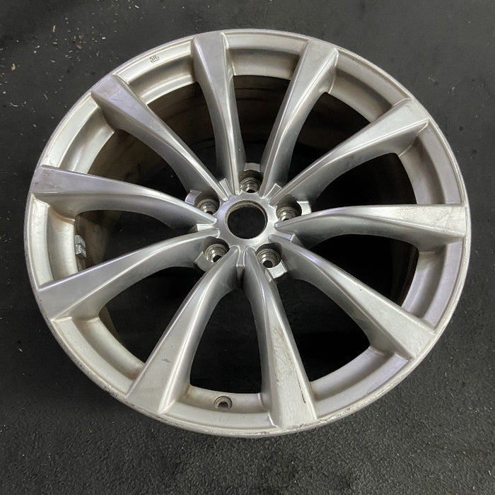 19" INFINITI G37 10 19x9 alloy rear 10 spoke Cpe Original OEM Wheel Rim