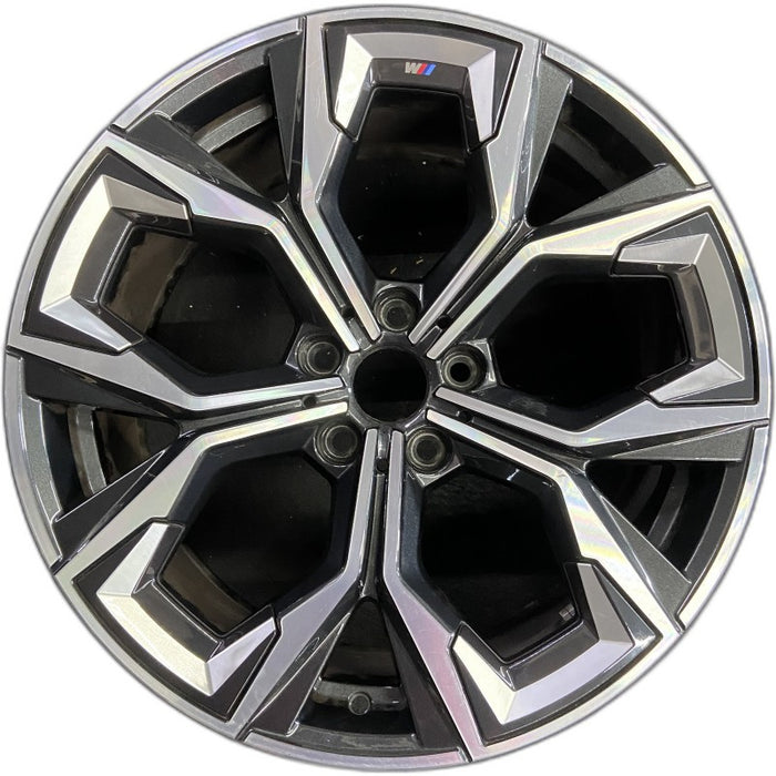 19" BMW 430i 22-24 19x9 5 spoke U spoke removable inserts Original OEM Wheel Rim