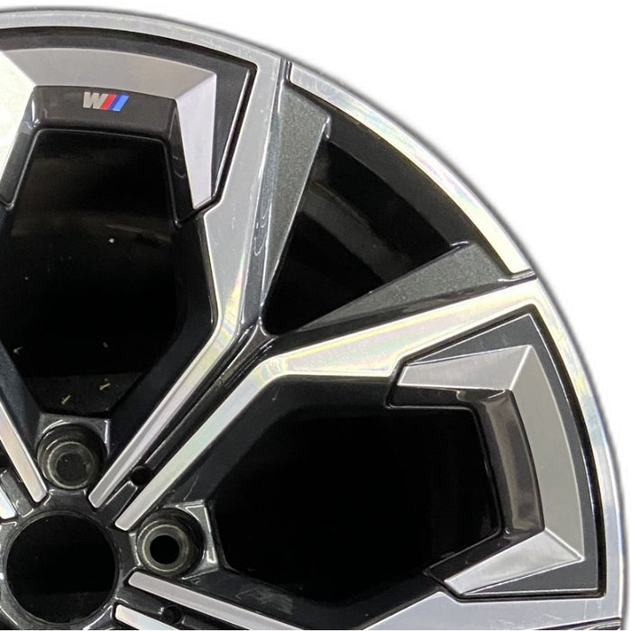 19" BMW 430i 22-24 19x9 5 spoke U spoke removable inserts Original OEM Wheel Rim