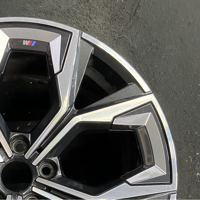 19" BMW 430i 22-24 19x9 5 spoke U spoke removable inserts Original OEM Wheel Rim