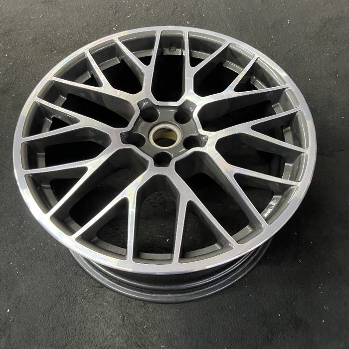 20" PORSCHE MACAN 15-16 20x9 20 spoke titanium finish Original OEM Wheel Rim