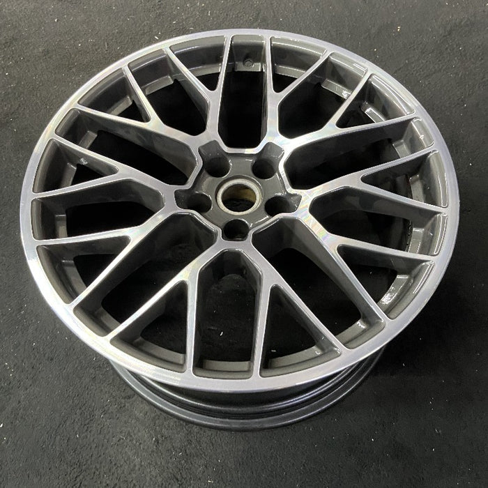 20" PORSCHE MACAN 15-16 20x10 20 spoke titanium finish Original OEM Wheel Rim