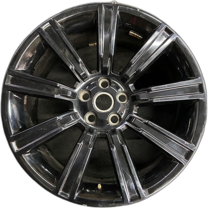 21" RANGE ROVER 17 alloy 21x9.5 9 spoke gloss black Original OEM Wheel Rim