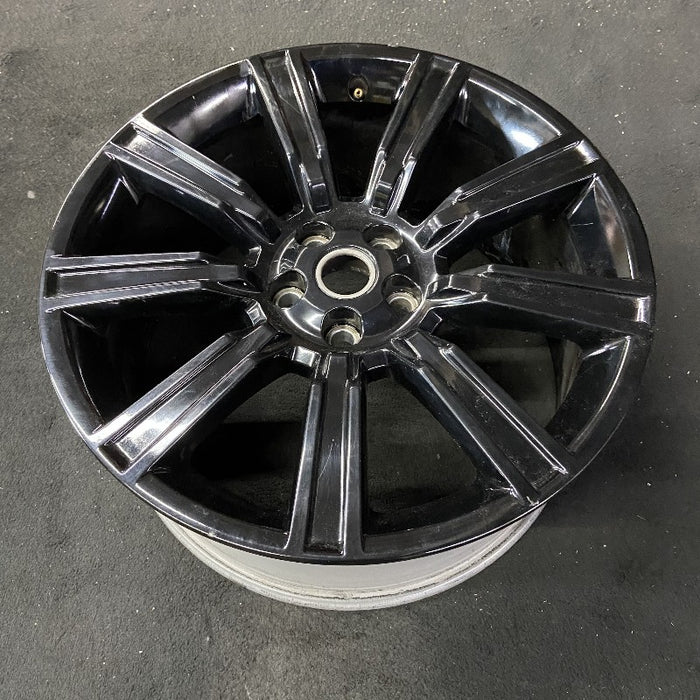 21" RANGE ROVER 17 alloy 21x9.5 9 spoke gloss black Original OEM Wheel Rim