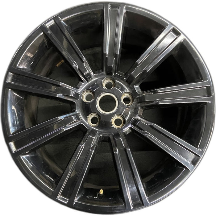 21" RANGE ROVER 17 alloy 21x9.5 9 spoke gloss black Original OEM Wheel Rim