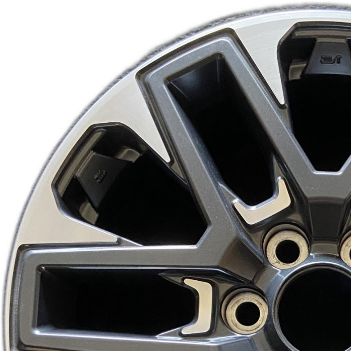 20" SEQUOIA 23-24 20x8 open spoke 6 spoke machined face with black pockets Original OEM Wheel Rim