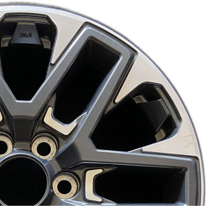 20" SEQUOIA 23-24 20x8 open spoke 6 spoke machined face with black pockets Original OEM Wheel Rim