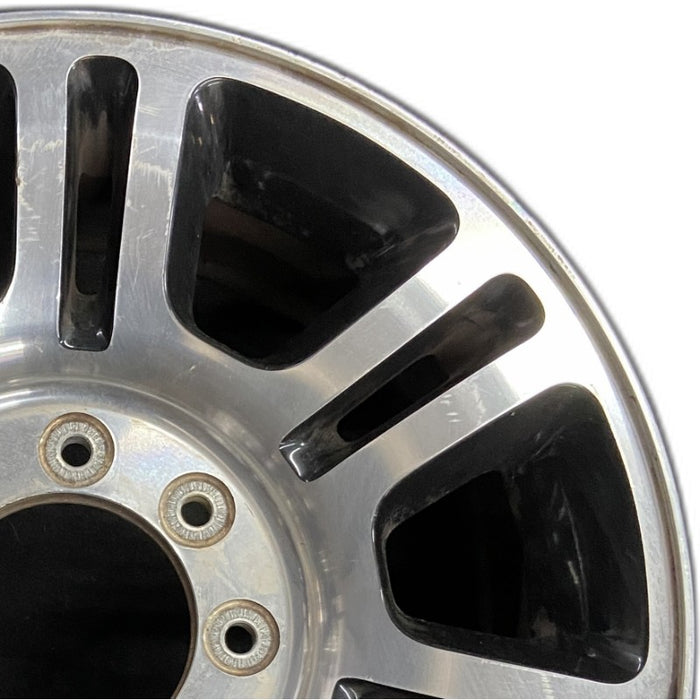 20" FORD F250SD PICKUP 13-16 20x8 aluminum TPMS 14 spoke 7 open splits black openings Original OEM Wheel Rim