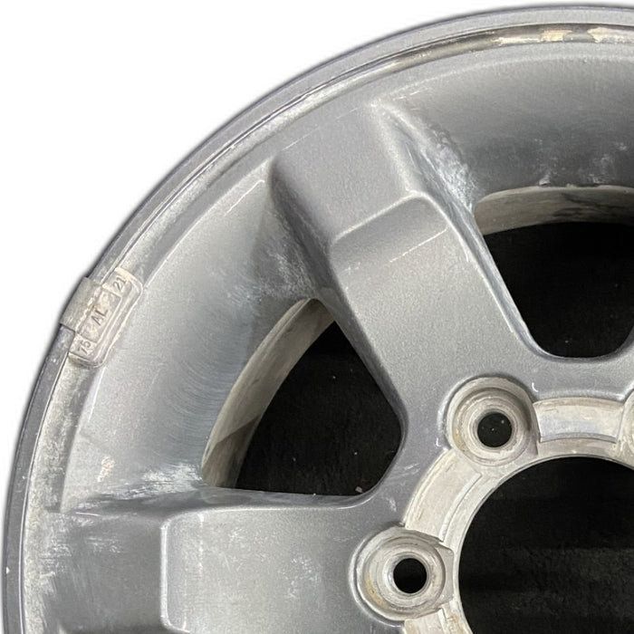 15" FRONTIER 01-04 15x7 alloy 6 spoke arched flat spokes charcoal finish Original OEM Wheel Rim
