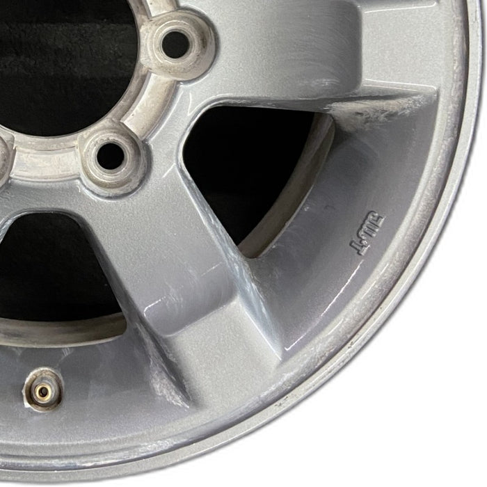 15" FRONTIER 01-04 15x7 alloy 6 spoke arched flat spokes charcoal finish Original OEM Wheel Rim