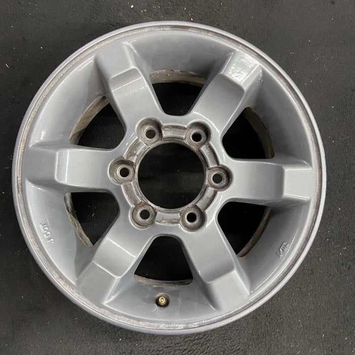 15" FRONTIER 01-04 15x7 alloy 6 spoke arched flat spokes charcoal finish Original OEM Wheel Rim