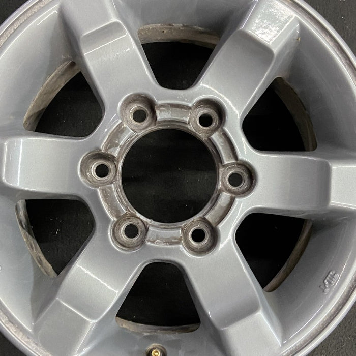 15" FRONTIER 01-04 15x7 alloy 6 spoke arched flat spokes charcoal finish Original OEM Wheel Rim