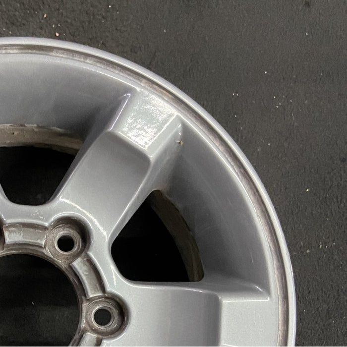 15" FRONTIER 01-04 15x7 alloy 6 spoke arched flat spokes charcoal finish Original OEM Wheel Rim