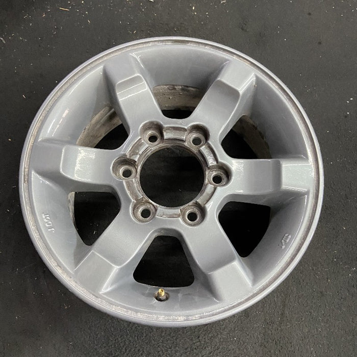 15" FRONTIER 01-04 15x7 alloy 6 spoke arched flat spokes charcoal finish Original OEM Wheel Rim