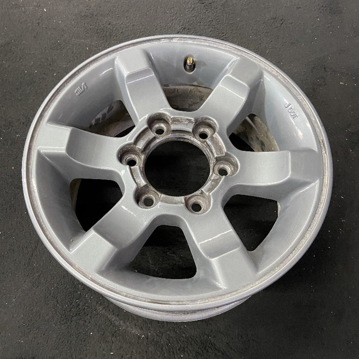 15" FRONTIER 01-04 15x7 alloy 6 spoke arched flat spokes charcoal finish Original OEM Wheel Rim