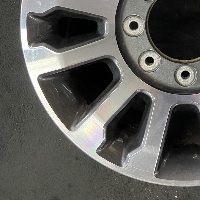 18" FORD F250SD PICKUP 20 18x8 aluminum 12 spoke split spokes machined face Original OEM Wheel Rim