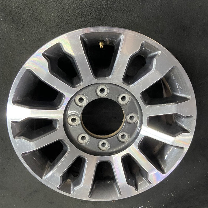 18" FORD F250SD PICKUP 20 18x8 aluminum 12 spoke split spokes machined face Original OEM Wheel Rim