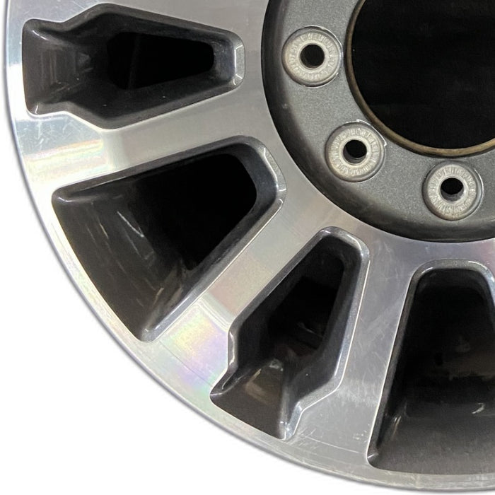 18" FORD F250SD PICKUP 20 18x8 aluminum 12 spoke split spokes machined face Original OEM Wheel Rim