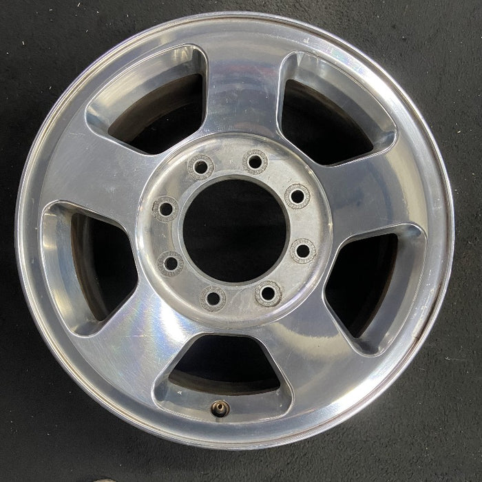 17" FORD F250SD PICKUP 05-07 17x7.5 SRW 5 spoke aluminum polished Original OEM Wheel Rim