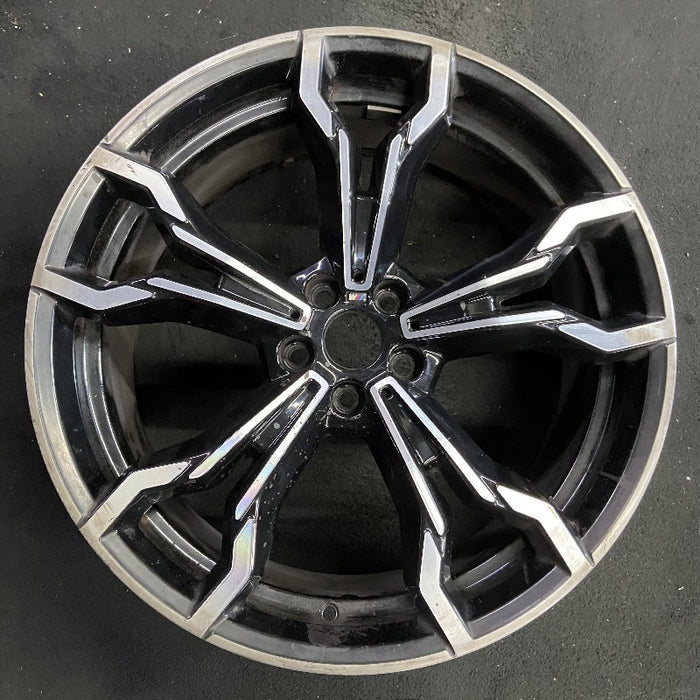 21" X3M 20-21 21x9.5 5 spoke Y spoke machined black Original OEM Wheel Rim