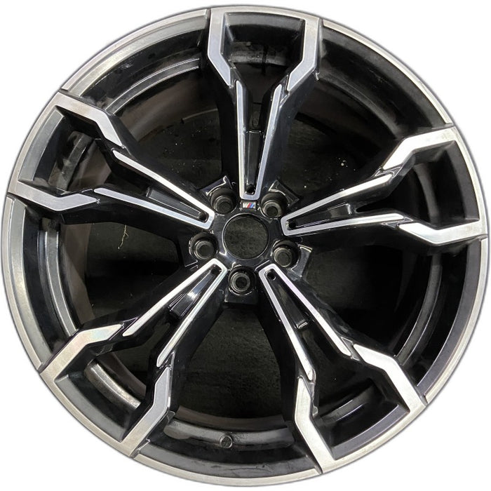 21" X3M 20-21 21x10 5 spoke Y spoke machined black Original OEM Wheel Rim