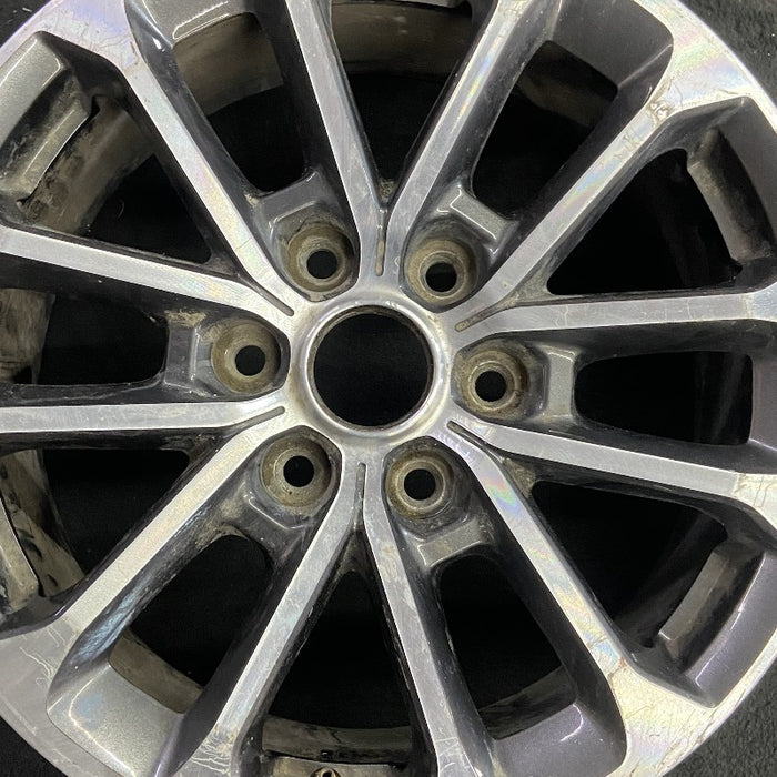 18" FORD F150 PICKUP 18-20 18x7.5 aluminum 12 spoke 6 split spoke machined machined spoke face Original OEM Wheel Rim