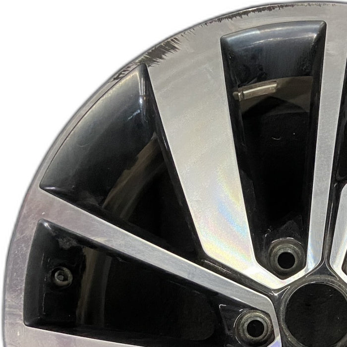 18" JETTA GLI 19-21 18x7-1/2 alloy 5 double spoke machined face with  pockets Original OEM Wheel Rim