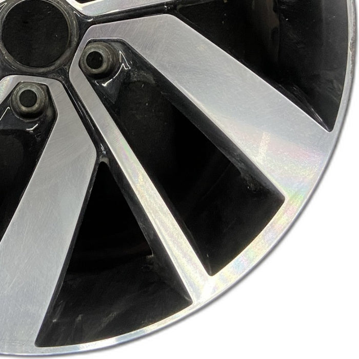 18" JETTA GLI 19-21 18x7-1/2 alloy 5 double spoke machined face with  pockets Original OEM Wheel Rim