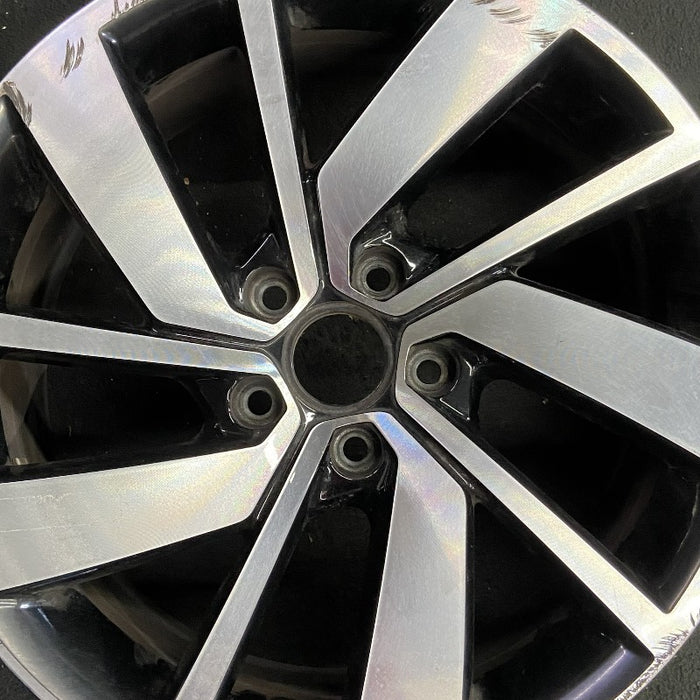 18" JETTA GLI 19-21 18x7.5 alloy 5 double spoke machined face with pockets Original OEM Wheel Rim