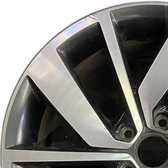 18" JETTA GLI 19-21 18x7-1/2 alloy 5 double spoke machined face with  pockets Original OEM Wheel Rim