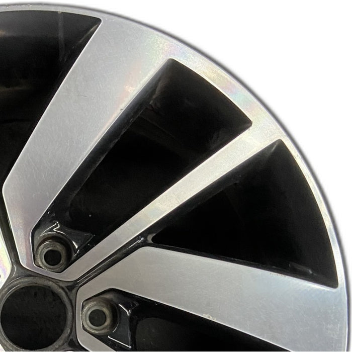 18" JETTA GLI 19-21 18x7-1/2 alloy 5 double spoke machined face with  pockets Original OEM Wheel Rim