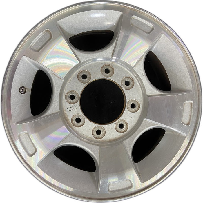 18" FORD F250SD PICKUP 09-10 18x8 SRW TPMS 5 spoke aluminum cast indented spoke ends Original OEM Wheel Rim