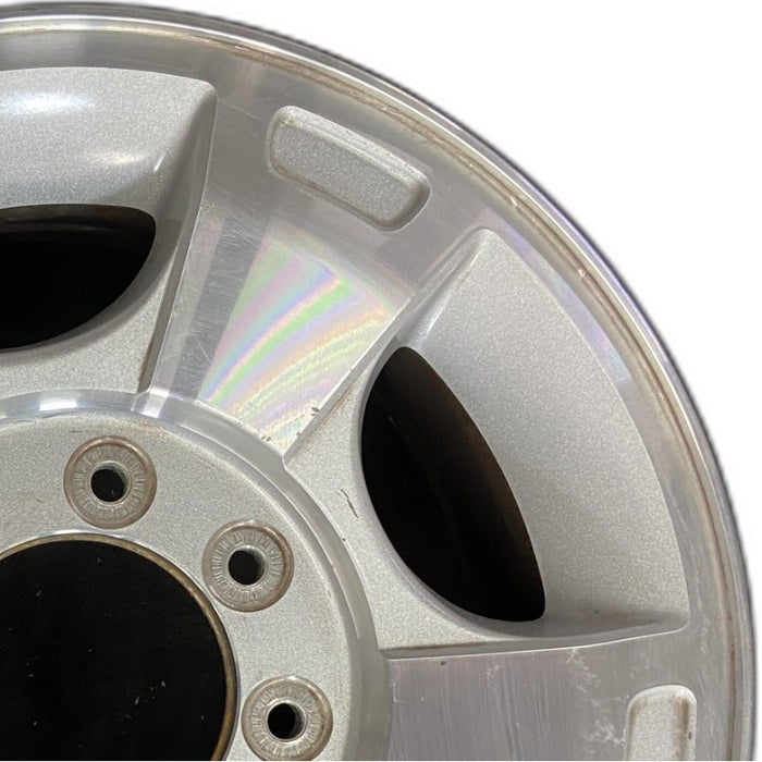 18" FORD F250SD PICKUP 09-10 18x8 SRW TPMS 5 spoke aluminum cast indented spoke ends Original OEM Wheel Rim