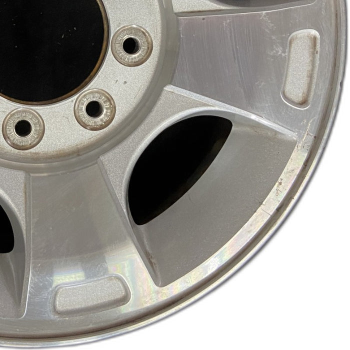 18" FORD F250SD PICKUP 09-10 18x8 SRW TPMS 5 spoke aluminum cast indented spoke ends Original OEM Wheel Rim