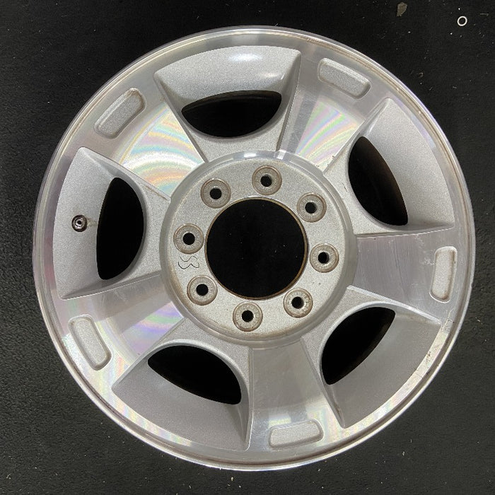 18" FORD F250SD PICKUP 09-10 18x8 SRW TPMS 5 spoke aluminum cast indented spoke ends Original OEM Wheel Rim