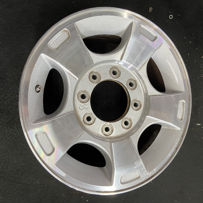 18" FORD F250SD PICKUP 09-10 18x8 SRW TPMS 5 spoke aluminum cast indented spoke ends Original OEM Wheel Rim