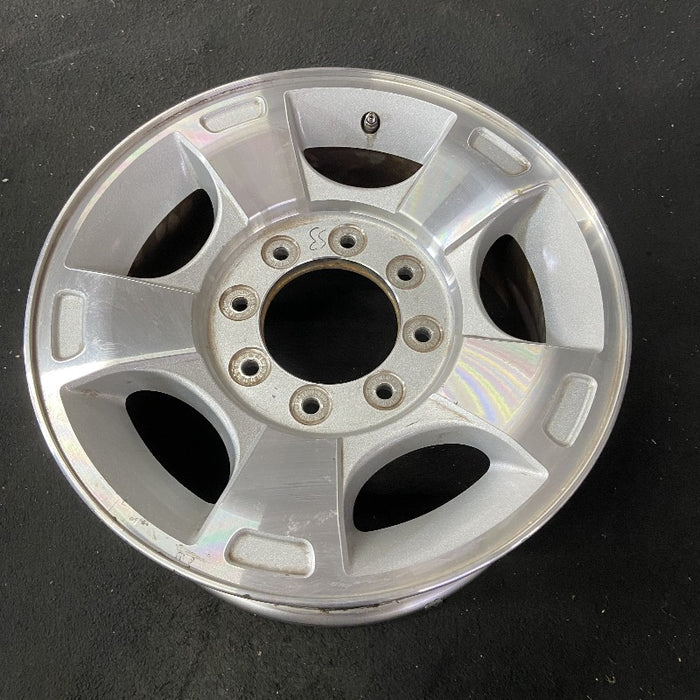 18" FORD F250SD PICKUP 09-10 18x8 SRW TPMS 5 spoke aluminum cast indented spoke ends Original OEM Wheel Rim