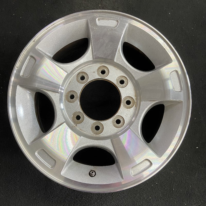 18" FORD F250SD PICKUP 09-10 18x8 SRW TPMS 5 spoke aluminum cast indented spoke ends Original OEM Wheel Rim