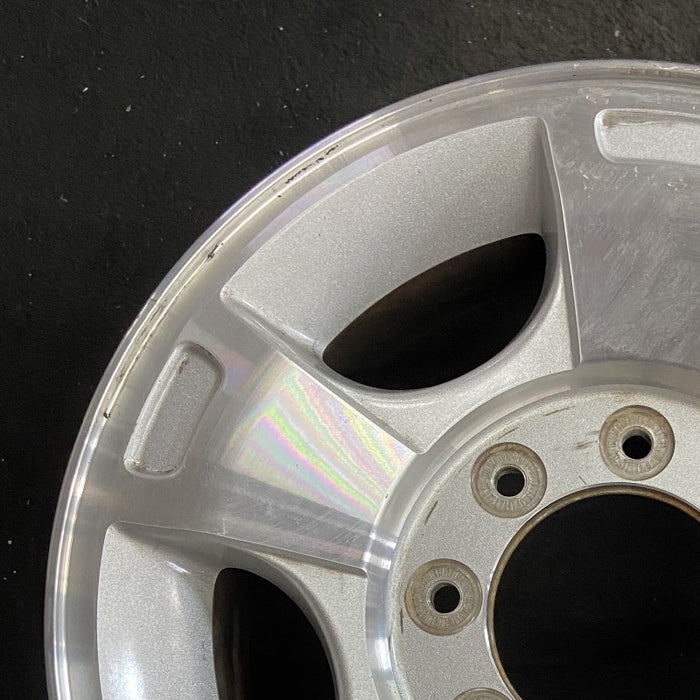18" FORD F250SD PICKUP 09-10 18x8 SRW TPMS 5 spoke aluminum cast indented spoke ends Original OEM Wheel Rim