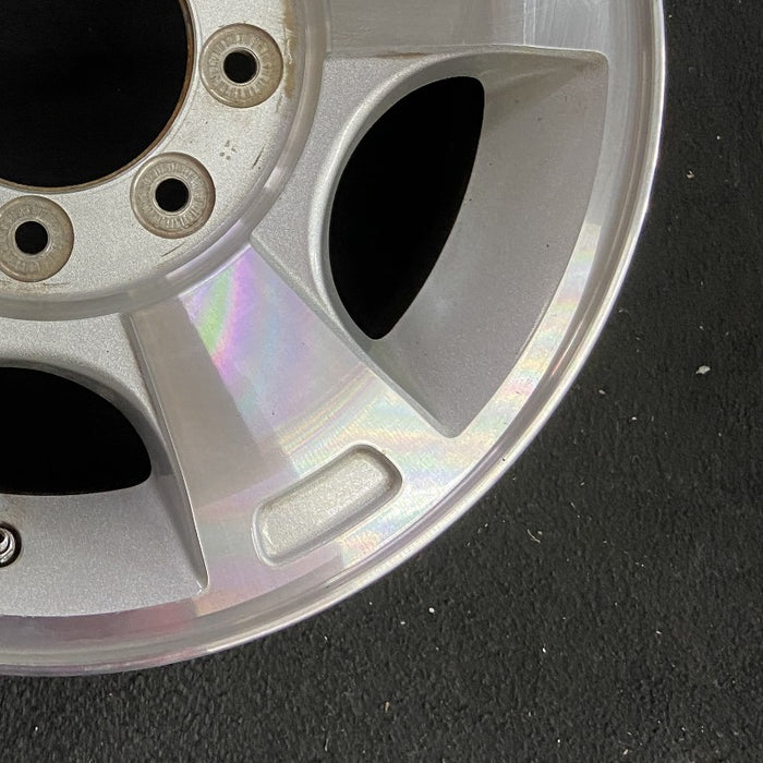 18" FORD F250SD PICKUP 09-10 18x8 SRW TPMS 5 spoke aluminum cast indented spoke ends Original OEM Wheel Rim
