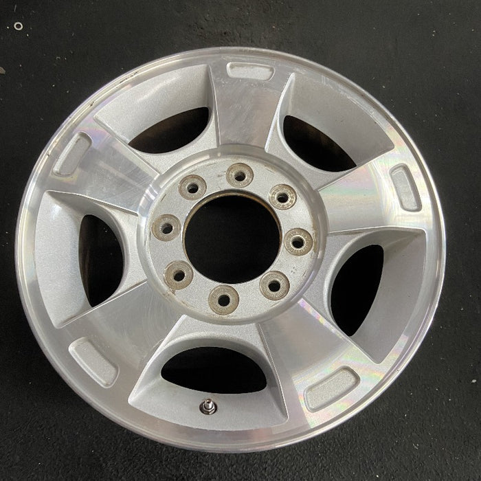 18" FORD F250SD PICKUP 09-10 18x8 SRW TPMS 5 spoke aluminum cast indented spoke ends Original OEM Wheel Rim
