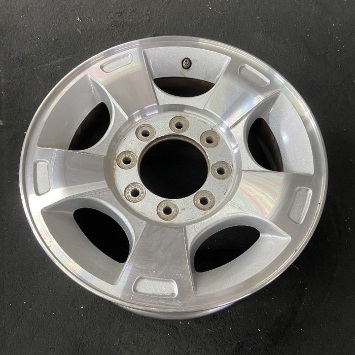 18" FORD F250SD PICKUP 09-10 18x8 SRW TPMS 5 spoke aluminum cast indented spoke ends Original OEM Wheel Rim