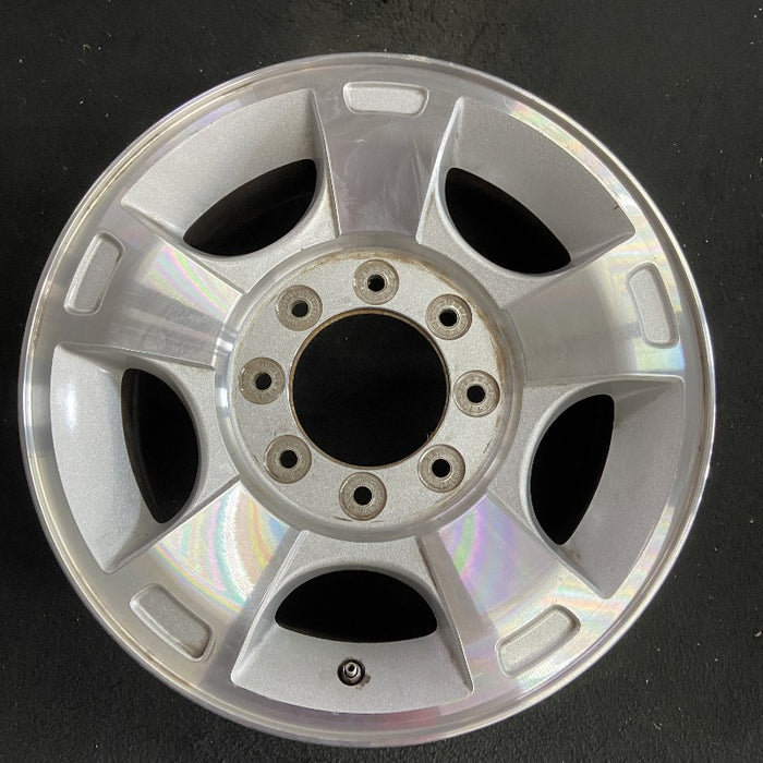 18" FORD F250SD PICKUP 09-10 18x8 SRW TPMS 5 spoke aluminum cast indented spoke ends Original OEM Wheel Rim